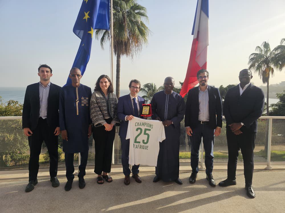 Coopération sportive : la Fédération Sénégalaise de Football reçue à l’Ambassade de France au Sénégal