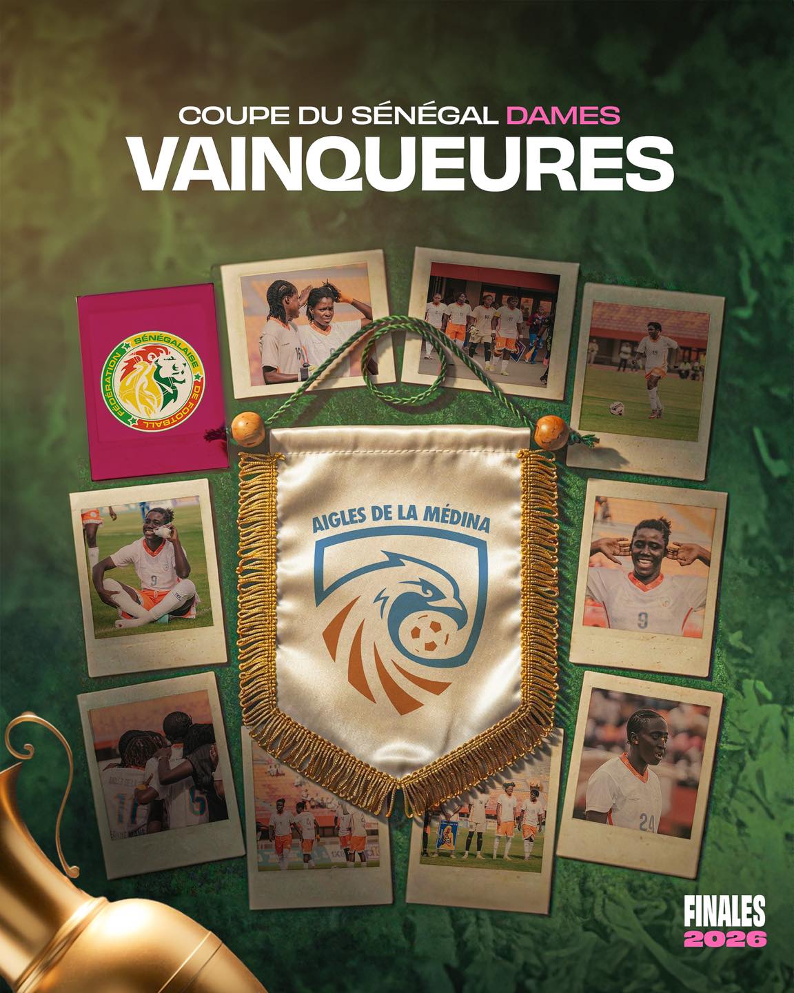 Coupe du Senegal: le triplet les Aigles de la Medina