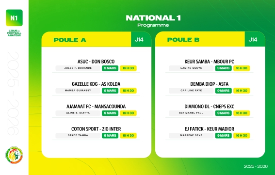National 1 Programme J14